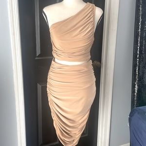 Worn once two piece skirt set express!!